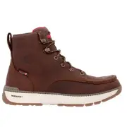 Rocky Rebound 6 Inch Waterproof Composite Toe Work Mens Brown RKK0435
