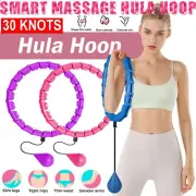 30 Knots Smart Hula Hoop Weighted Fitness Detachable Hoops Weight Hoola Sport
