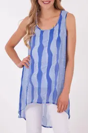 Georgette Tunic--CLA-7582