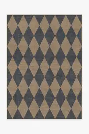 150' x 215' | Machine Washable Runner Rug | Kid & Pet Friendly | Indoor Rug | Palazzo Soft Navy Re-Jute Rug | Ruggable