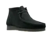 Clarks Original Wallabee Boot - Black Suede made in Vietnam (High Cut)