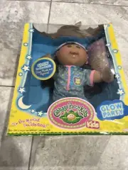 Cabbage Patch Kids Glow Party Doll Brown Hair & Eyes Tan Skin