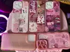 (5) For Apple iPhone 14 Pro Max Barbie & Pink Cute Silicone Plastic Case Covers