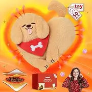 Lovely Corgi Microwavable Unscented 0.9 lbs Volcanic Rock Heating Pad 50-Minute Lasting Warmth Perfect Fit Heatable Stuffed Animals Plush for Period Cramps Menstruation Stress Relief Gifts Girls Women