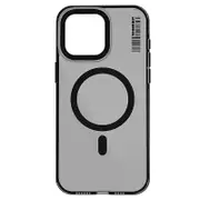 YOUNGKIT for iPhone 15 Pro PC+TPU Phone Case Clear Mobile Phone Cover Compatible with MagSafe
