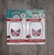 2X Guru Nanda Expandable Floss - 55 Yards Waxed And Flavored Cinnamon NEW