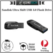 SanDisk Ultra Shift USB 3.0 Flash Drive 128GB - High Speed Memory USB Stick