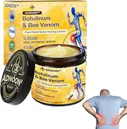 ADNOON Botulinum Toxin & Bee Venom Pain-Relief Bone Healing Cream, Bee Venom Cream for Arthritis, bee Venom Joint Therapy Pain Relief Gel, Bee Venom Cream for Back, Knee, Neck, Feet (1PC)