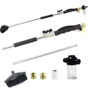 High Pressure Power Washer Gun Wand Nozzle Attachment Garden Hose+Soap Dispenser