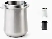 [CREMA COFFEE PRODUCTS] 54mm Dosing Cup | Brushed Silver | 100% Stainless Steel | Espresso Coffee Dosing Cup | Fits 54mm Breville Portafilters