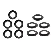 Assorted Basket Washers Flexible Rubber Seals for Kitchen Sink Drain 5pcs/set