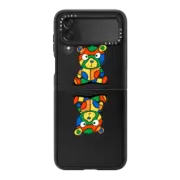 Galaxy Z Flip4 Impact Hinge Case Stitches The Bear by Matthew Langille