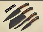 "Customized Chef Knife Set: Handcrafted Culinary Mastery for Him - Personalized