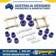 SuperPro Rear Greasable Shackle and Bush Kit for Isuzu D-MAX 8DH 2007-2012