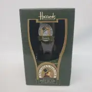 VTG Harrods London THE GREEN MAN PUB Pint Glass & 6 Coasters NIB Knightsbridge