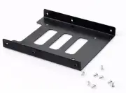 2.5 inch SSD HDD Hard Drive to 3.5 inch Solid Steel Bay/Tray Mounting Bracket