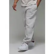 Mens Grey Training Dept Washed Pin Tuck Oversized Jogger