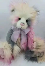 Charlie Bears BABY SISTER NEW WITH TAGS 2022 PINK PLUSH JOINTED RTD BIG 23"