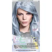 Loreal Paris L'oreal Paris Feria Multi-faceted Shimmering Permanent Hair Color, P1 Sapphire Smoke (smokey Blue), 1 Kit