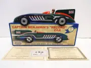 SCHYLLING CAPTAIN BENJAMINS RECORD CAR CLOCKWORK TINPLATE MINT BOXED (AM109)