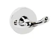Alno A8384-PC Contemporary I Bath Double Robe Hook Polished Chrome