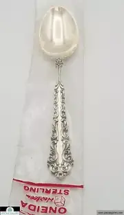 Oneida Venetian Scroll Sterling Silver Teaspoon 6" *NEW*