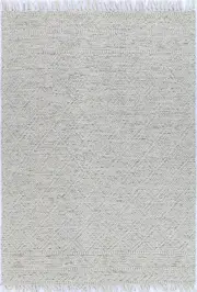 Perla Ada White & Black Rug