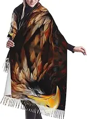 [DRTGEDS] Eagle Scarfs For Women Fall Winter Scarves Pashmina Shawls And Wraps For All Season Christmas Gift
