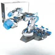Robotic Arm Toy Kit for Educational STEM Robotic Hydraulic Cyborg Hand-White