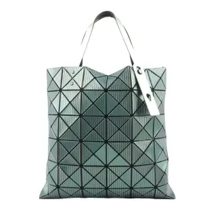 【ISSEY MIYAKE 三宅一生】BAO BAO STREAK 6x6 條紋設計托特包(綠色)