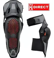 THOR ADULT SENTINEL HINGED KNEE GUARDS MX MOTOCROSS ENDURO KNEE PADS L/XL BLACK