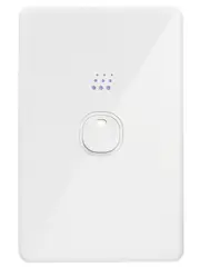 Powermesh 1 Gang Switch in White