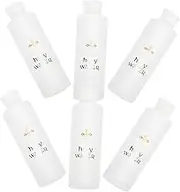 HAMPPLIES 6pcs Holy Water Bottle Decorative Vials for Baptism Travel Home Decor Unique Safety Cover Design Leak Reusable Holy Water Containers
