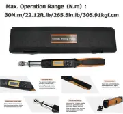 3/8‘’ Digital Torque Wrench 30N.m Data Storage Wrench Bidirectional ratchet head
