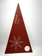 Ikea STRALA Star Light Pendant Table Lamp Shade, White Red Stars 35" 105.630.18
