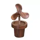 Windmill Essential Oil Diffuser Wooden Air Humidifier Home Decor