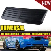 Black Car Air Flow Intake Hood Decorative Scoop Vent Bonnet Cover Trim Universal