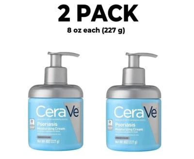 CeraVe, 2 PACK, Psoriasis Moisturizing Cream with Salicylic Acid, 8 oz each
