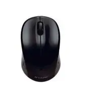 Verbatim Go Nano Black Mouse Wireless Optical 3 Button, 1600Dpi Wireless Mouse