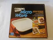 Corning Ware Microwave MW-2 White Fast Food Bake Ware Dish Pyrex ~NEW NIB~