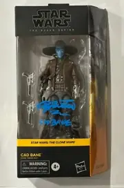 Cory Burton Signed Autographed STAR WARS Clone Wars Cad Bane Black Series SWAU