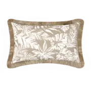 Tahiti Natural Escape - 30x50cm Fringed Outdoor Cushion