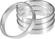 X AUTOHAUX 4pcs OD 60.1mm to ID 57.1mm Aluminum Alloy Car Hub Centric Rings Wheel Bore Center Spacer Hubrings