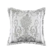 Bianca Olivia 43x43cm Square Polyester/Cotton Cushion - Grey