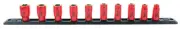 Wiha 31393 10 Piece Insulated Socket Set 1/4" Drive - METRIC