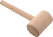 ADOCARN DIY Leather Engraving Hammer Woodworkers Mallet for Leather Crafting Carving Beginner Friendly Leatherworking Tool for Stamping Detailing