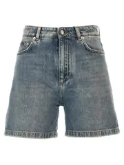 [Dolce & Gabbana] Dolce & Gabbana-Denim Shorts Bermuda E Short Celeste-Donna 38IT Light Blue