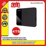 Toshiba 1TB 2TB 4TB External Hard Drive Portable Canvio Ready SuperSpeed USB 3.2