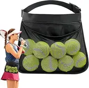 Tennis Ball Waist Holder,Picking Bag for Table Tennis Ball - Adjustable Golf Waist Bag for Competition Training Gym, Pickleball Accessories Storage