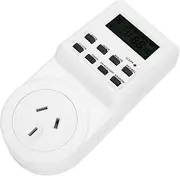 Power Switch Socket, Timer Switch Energy Saving Multifunctional LCD Display Programmable Timer Switch Socket Timer Outlet for Air Conditioners for Lamps(#3)